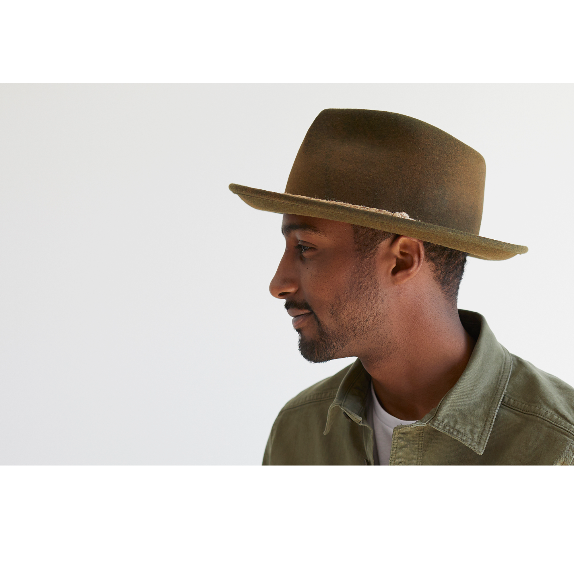 Goorin Bros. Higher Country Olive fedora mens styling