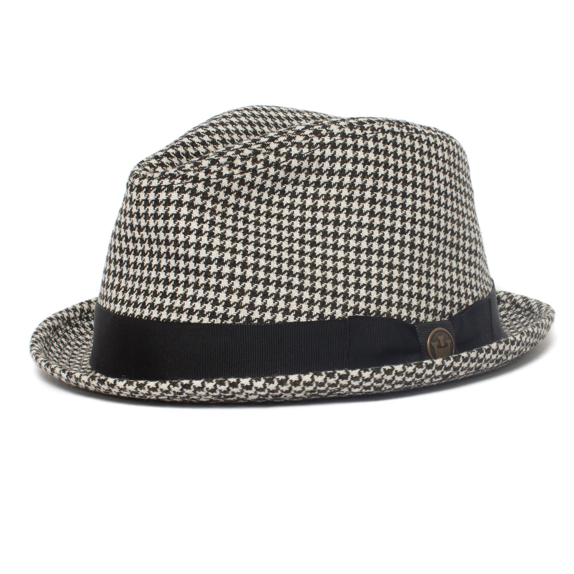 Goorin Bros. duotone wool wide brim fedora Black left side view