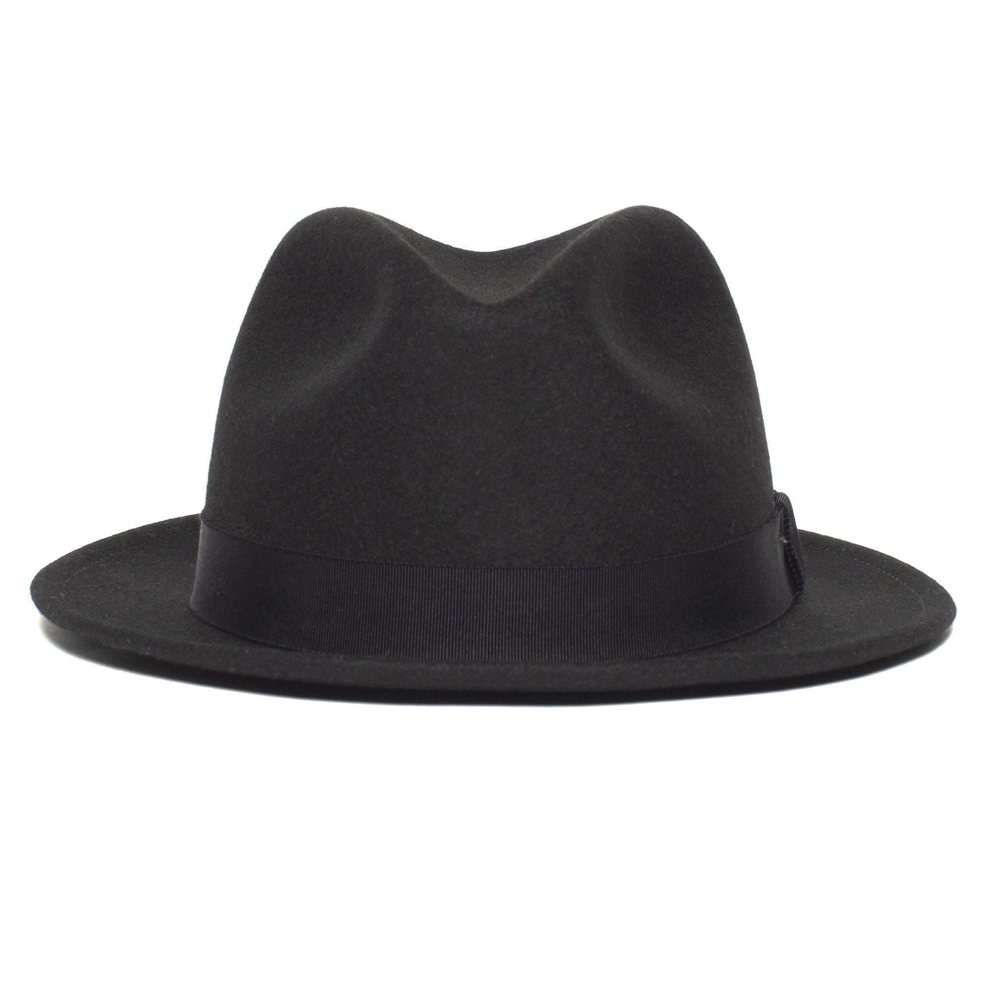 Goorin Bros. johnny wool fedora Black front view