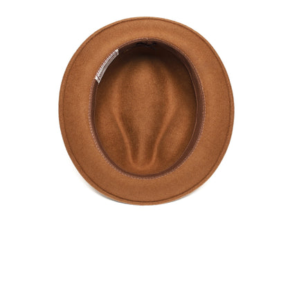 Goorin Bros. johnny wool fedora Carmel under view