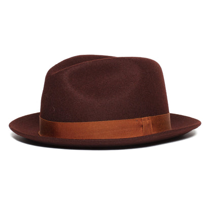 Goorin Bros. johnny wool fedora Wine left side view