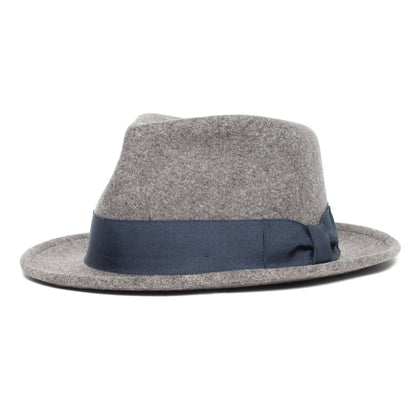 Goorin Bros. radley teardrop medium brim felt fedora hat Grey left side view