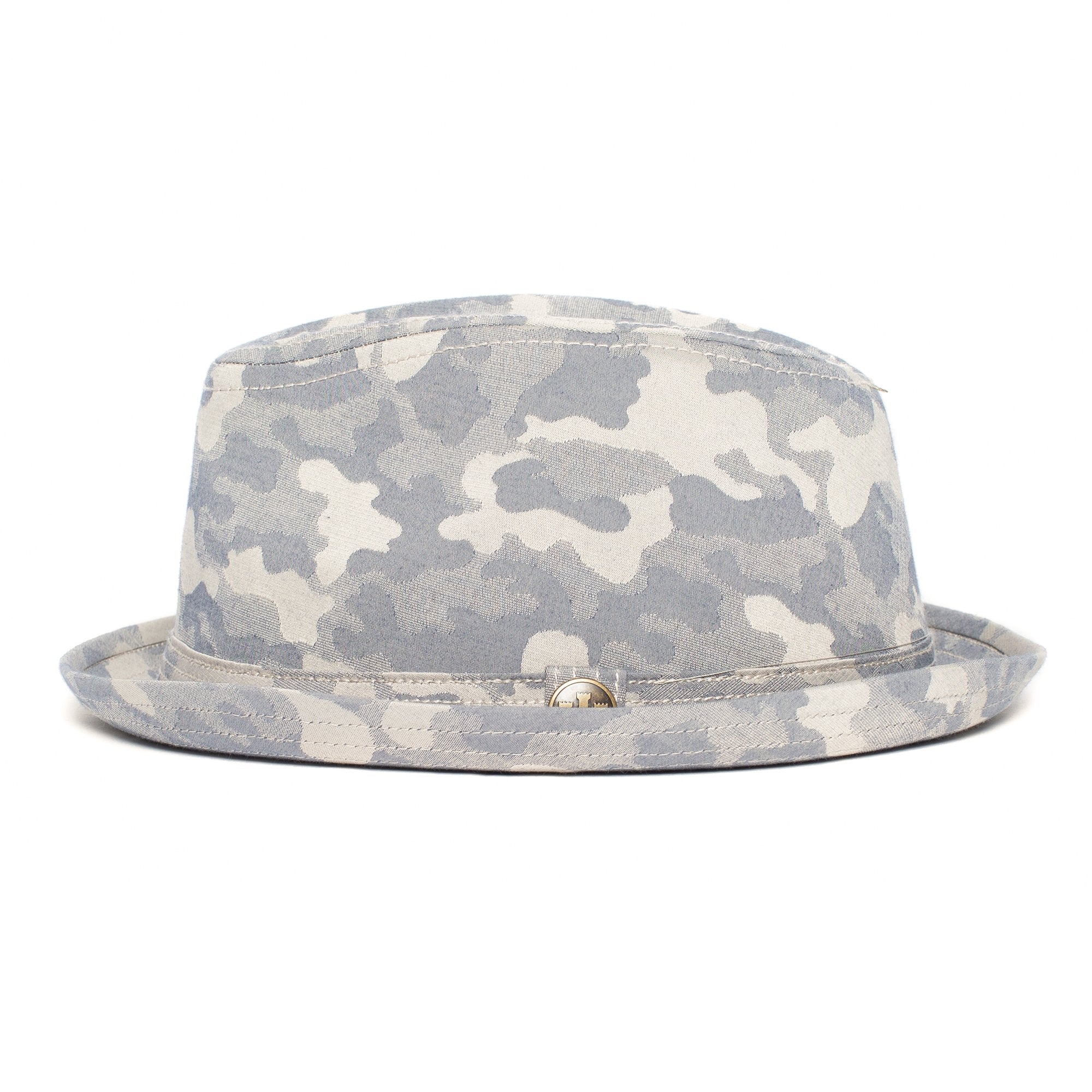 Goorin Bros. total insanity stingy brim fedora Blue side view