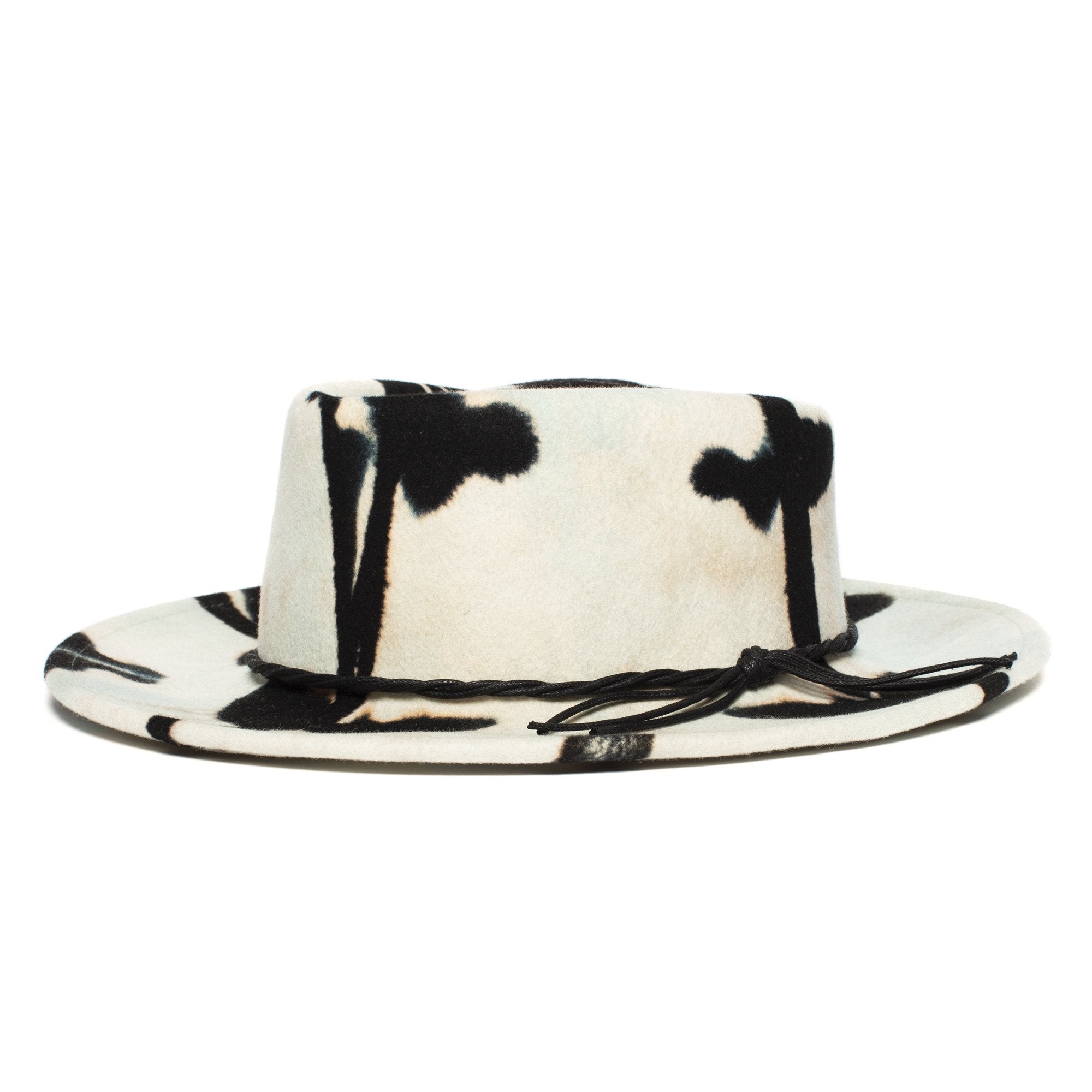 Goorin Bros. deep blues wool wide brim fedora Black left side view