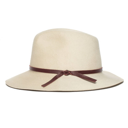 Goorin Bros. the director wool wide brim fedora Stone side view