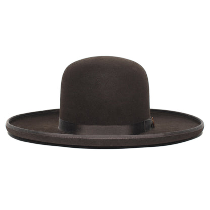 Goorin Bros. bad tony wool wide brim fedora Brown front view