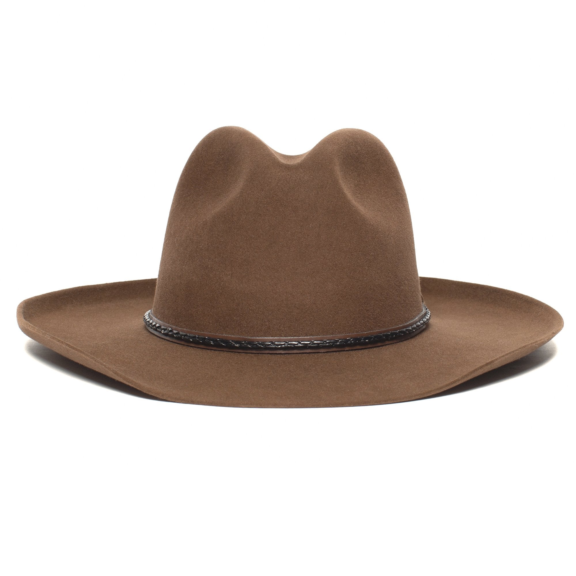 Goorin Bros. big daddy wool wide brim fedora Whiskey front view