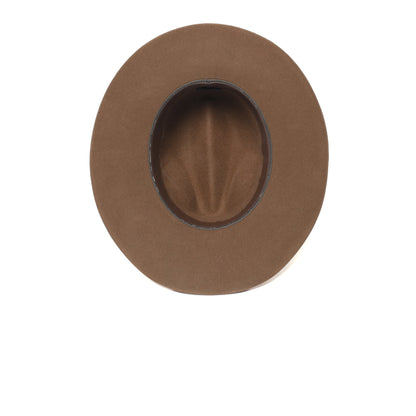 Goorin Bros. big daddy wool wide brim fedora Whiskey under view
