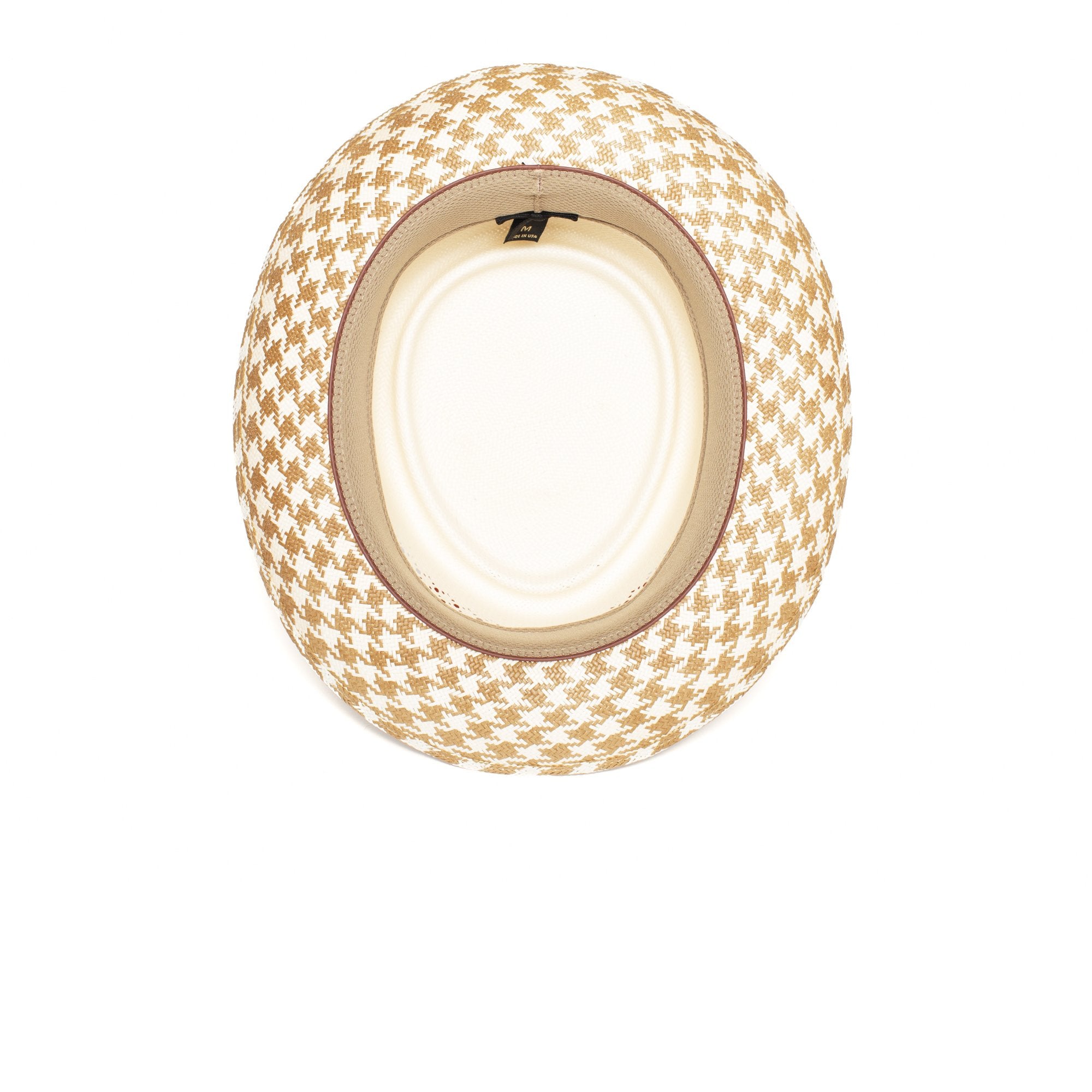Goorin Bros. double take straw pork pie White under view