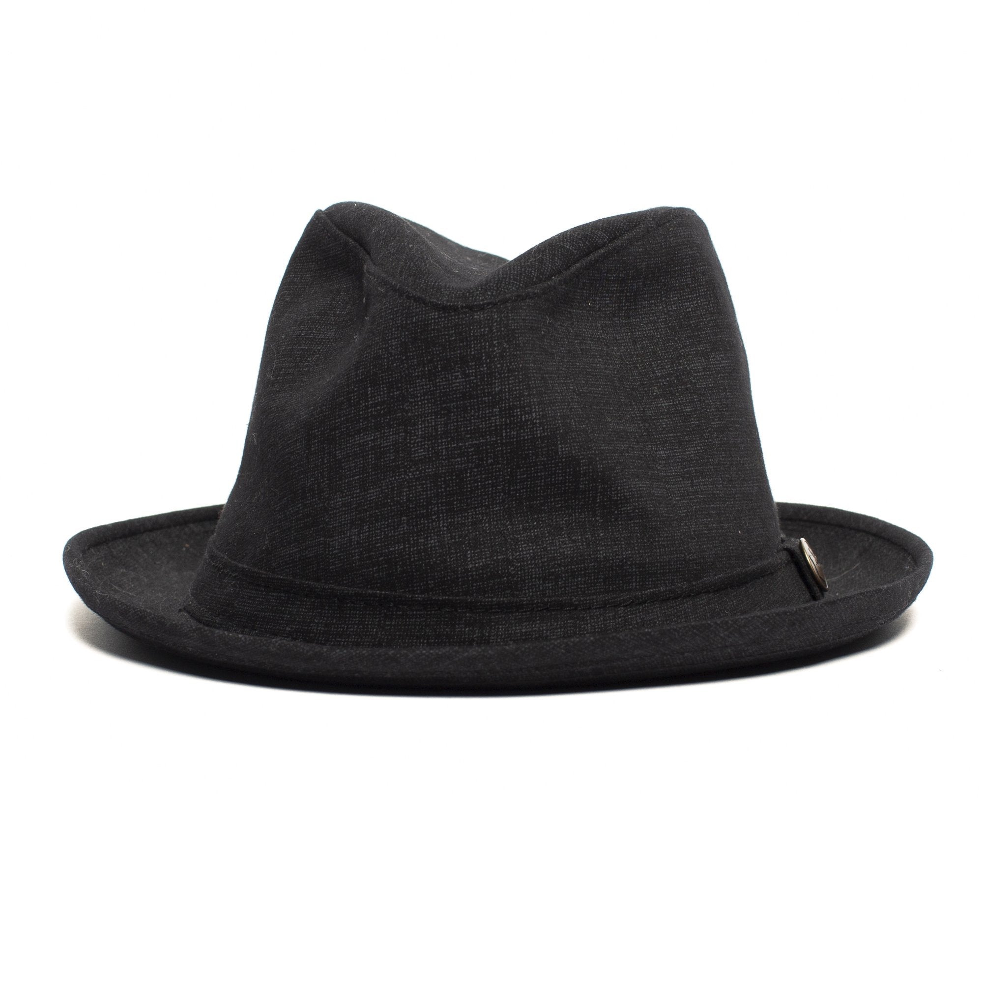 Goorin Bros. go green cotton 6 panel ivy flatcap Black front view