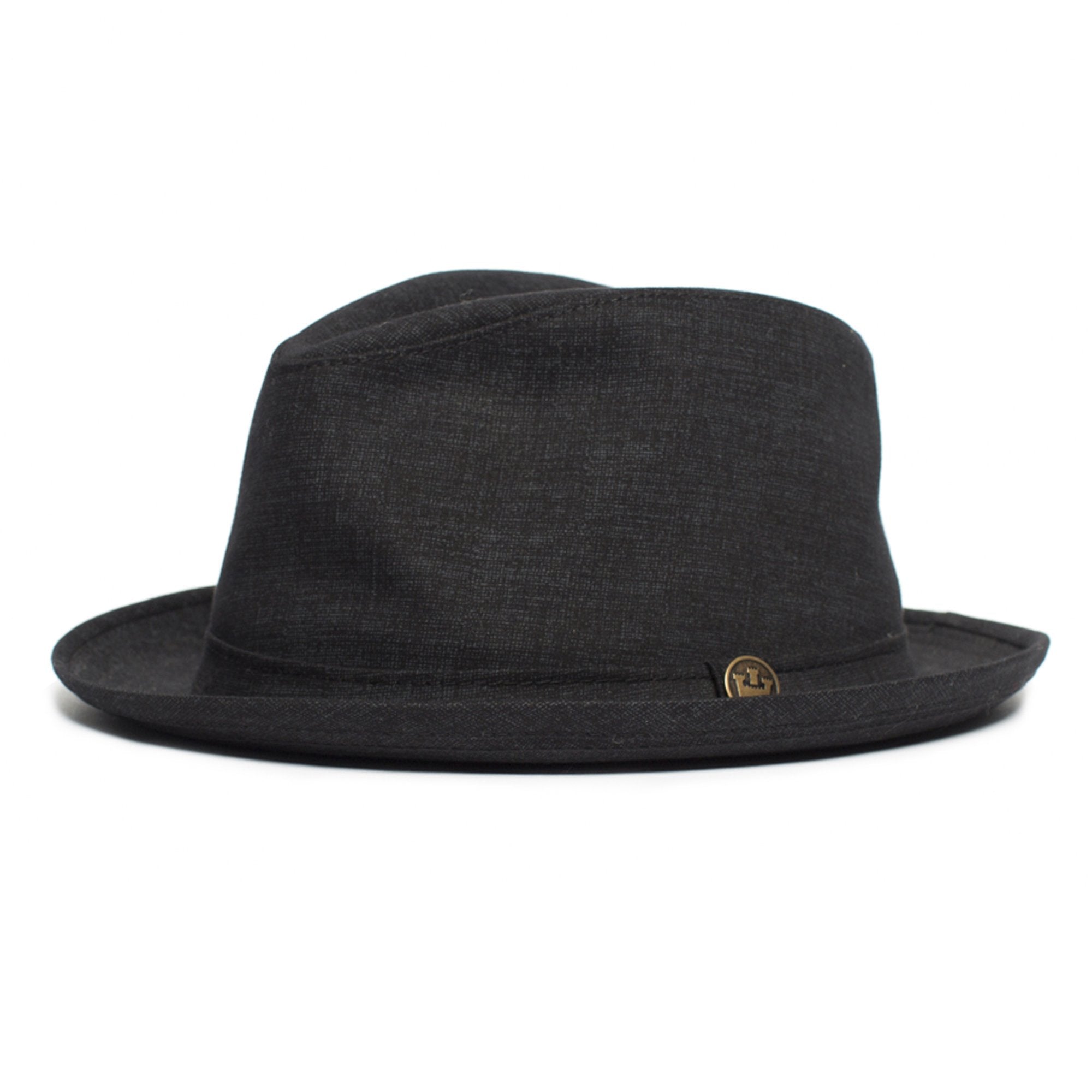 Goorin Bros. go green cotton 6 panel ivy flatcap Black left side view