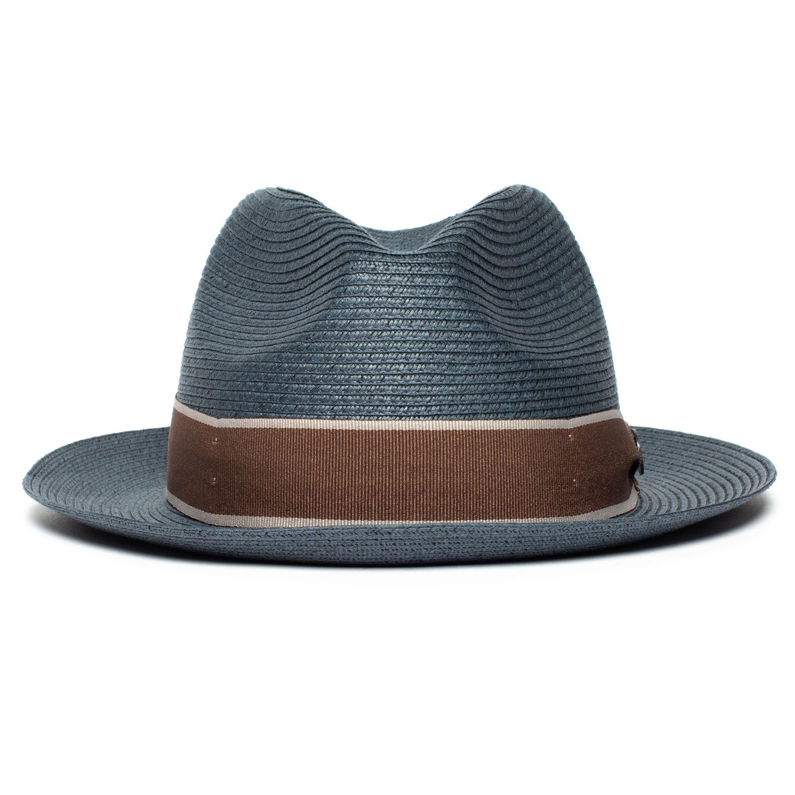 Goorin Bros. legend paper diamond porkpie fedora Navy front view
