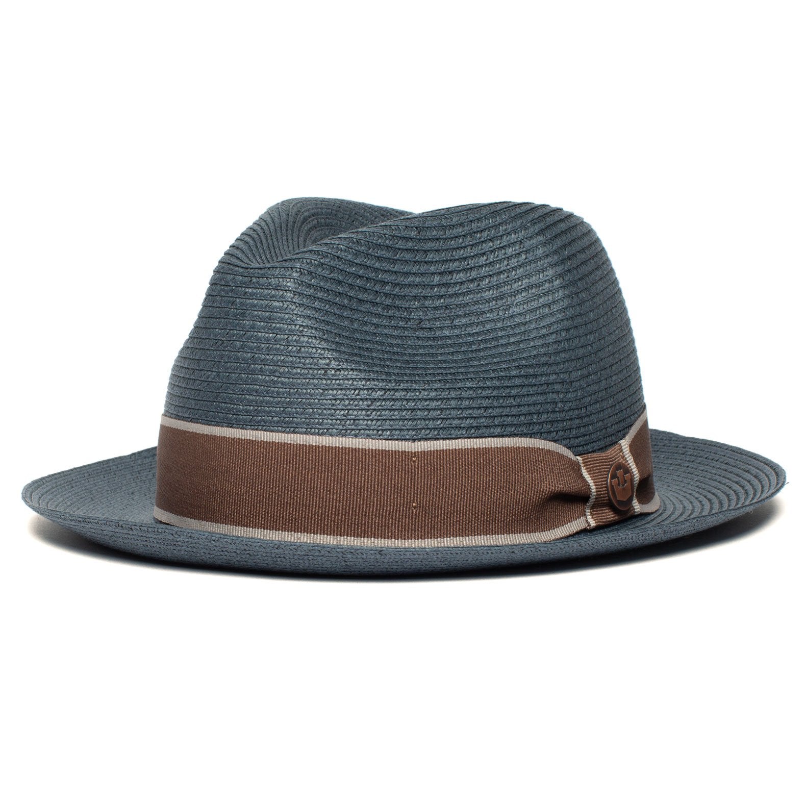 Goorin Bros. legend paper diamond porkpie fedora Navy left side view