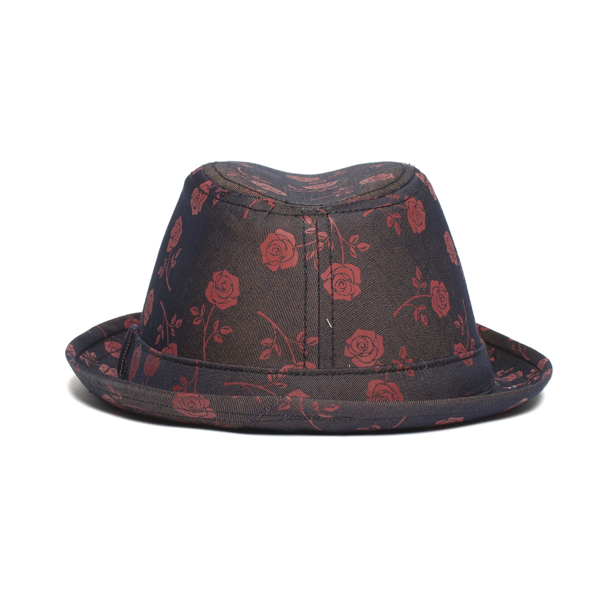 Goorin Bros. spring fever cotton flip up fedora Navy back view