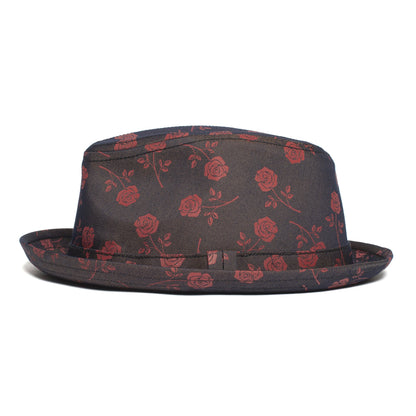 Goorin Bros. spring fever cotton flip up fedora Navy side view