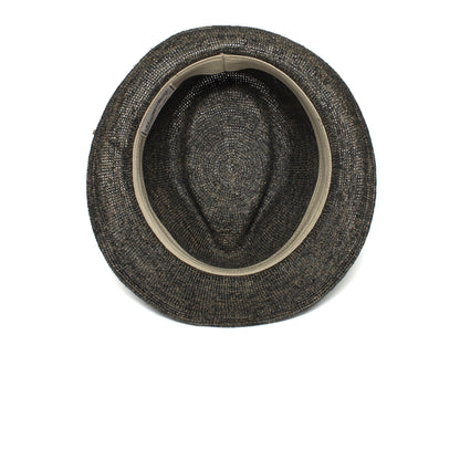 Goorin Bros. morning glory straw classic brim fedora Blue under view