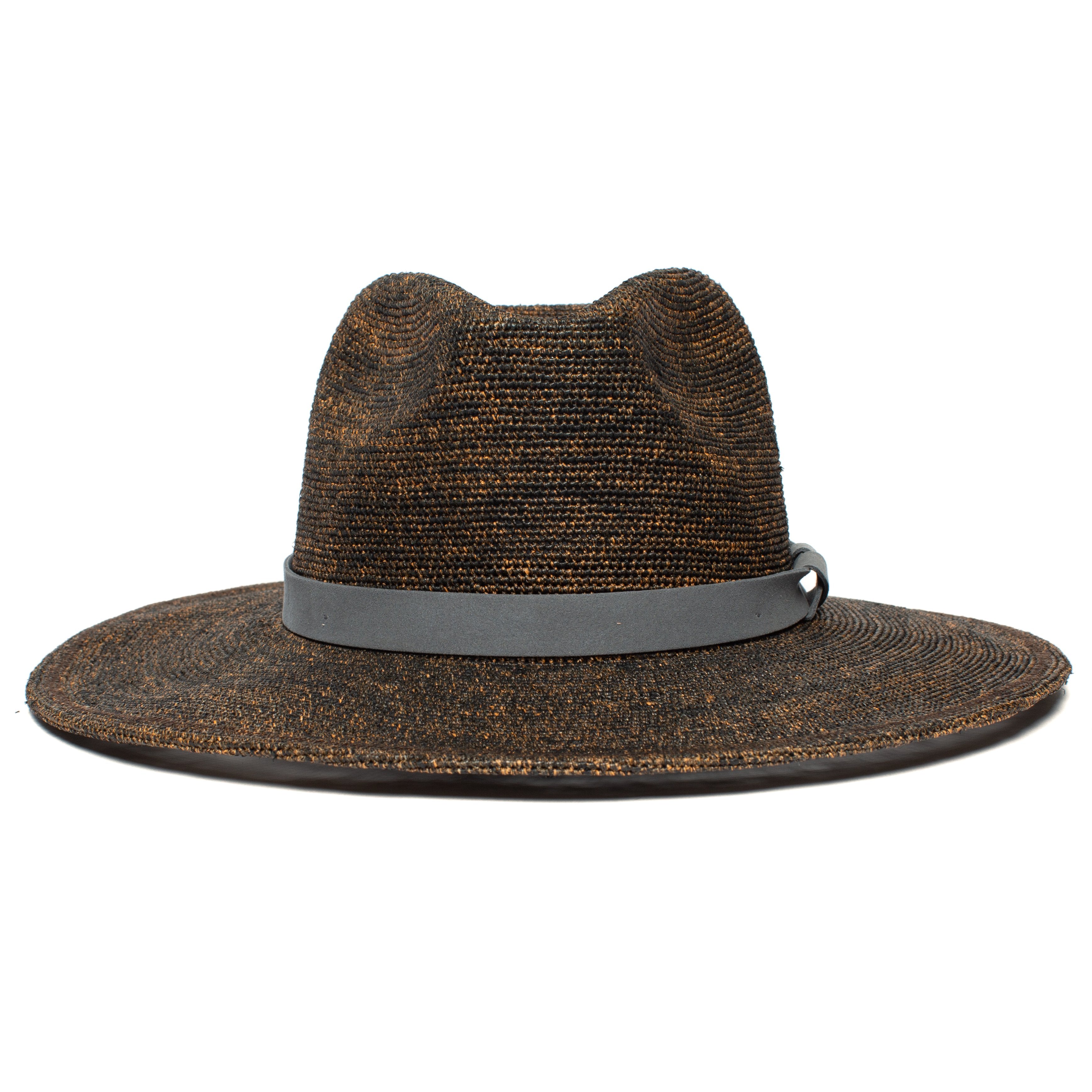 Goorin Bros. cloud nine straw fedora Black front view