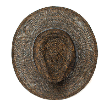 Goorin Bros. cloud nine straw fedora Black top view