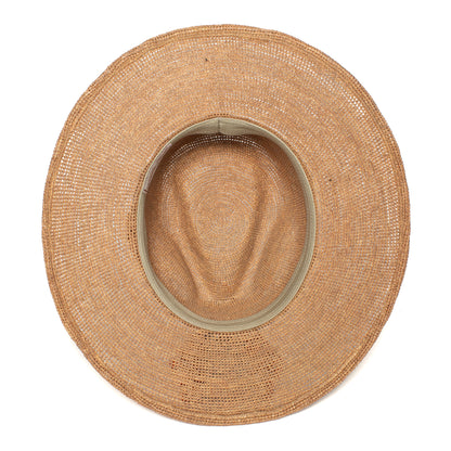 Goorin Bros. cloud nine straw fedora Whiskey under view