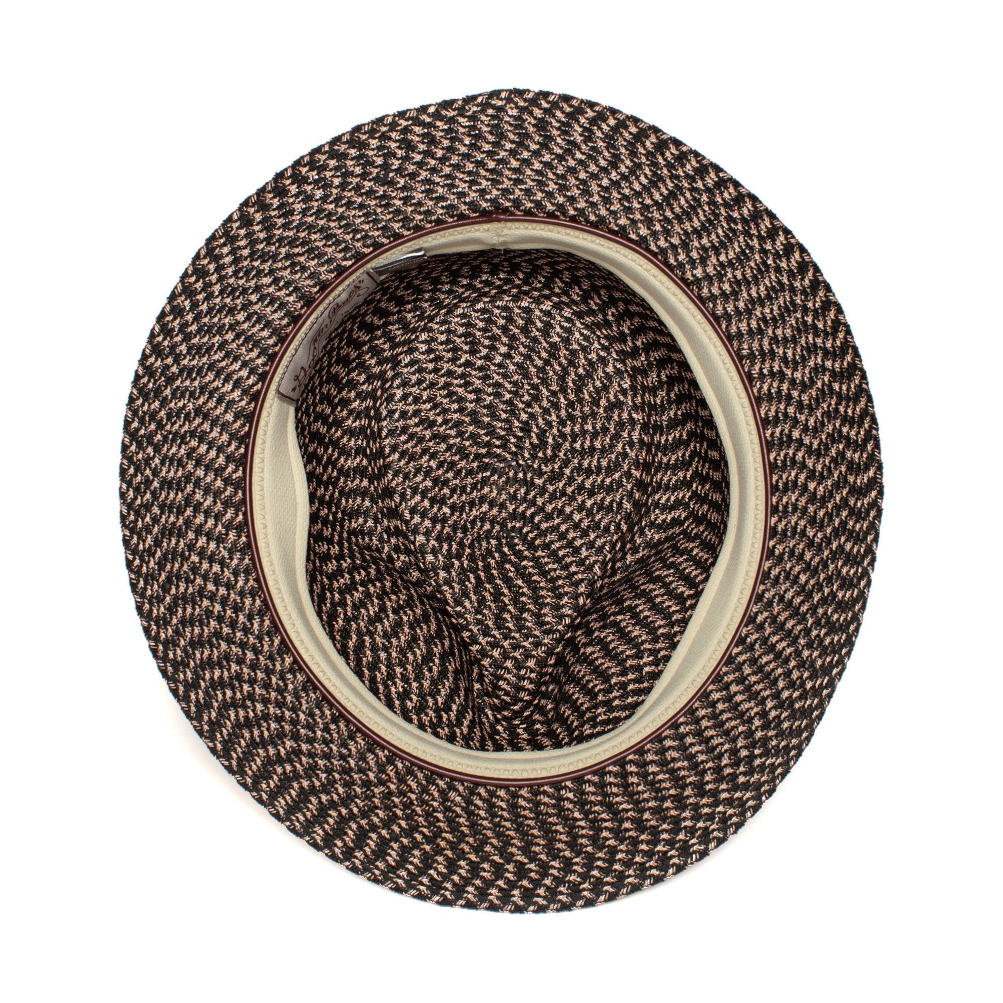 Goorin Bros. silver soul paper diamond porkpie fedora Black under view