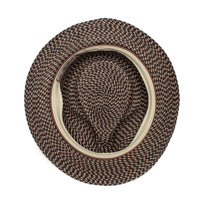 Goorin Bros. silver soul paper diamond porkpie fedora Black under view