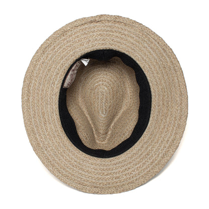 Goorin Bros. tanlines raffia fedora Blue under view