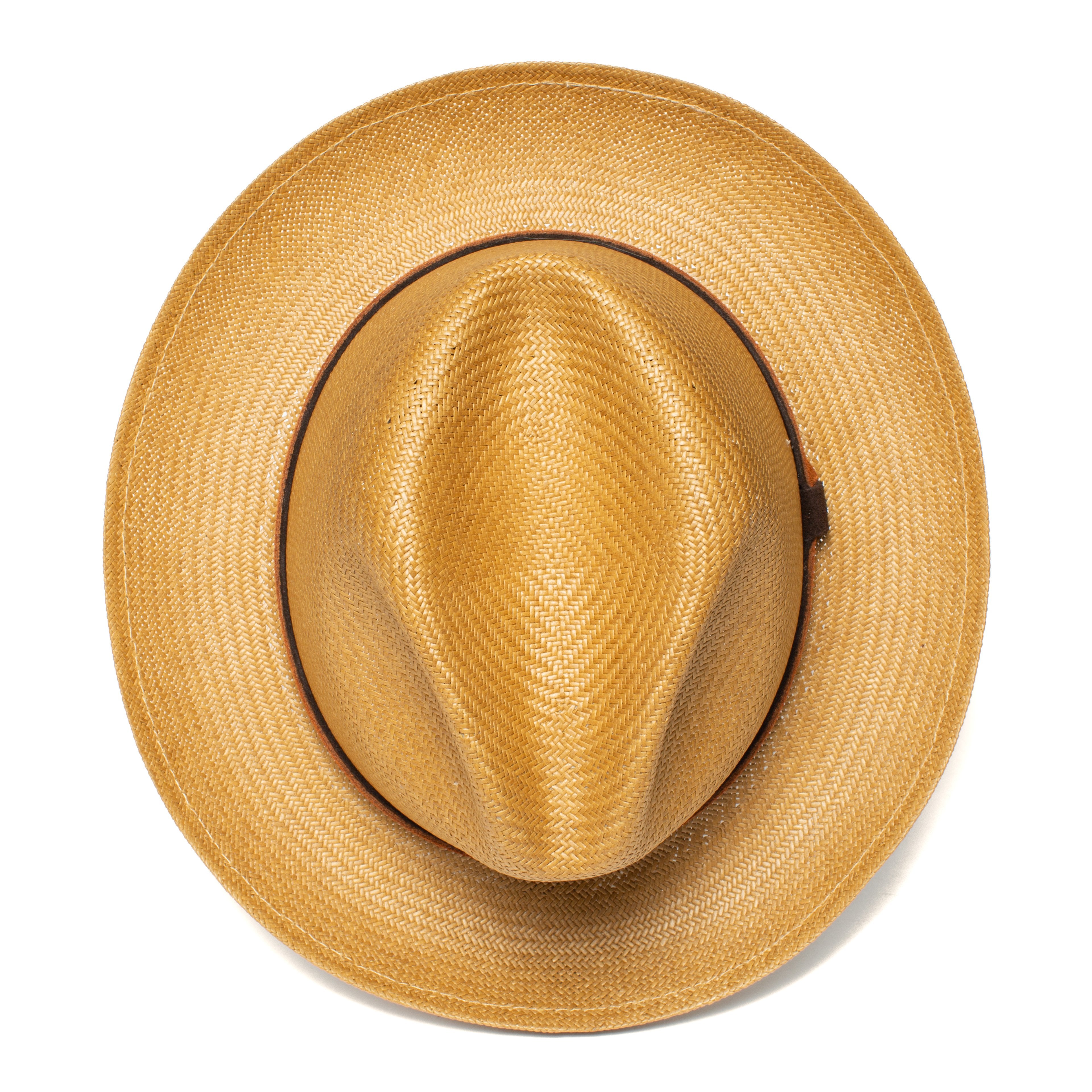 Goorin Bros. dream boat straw fedora Brown top view