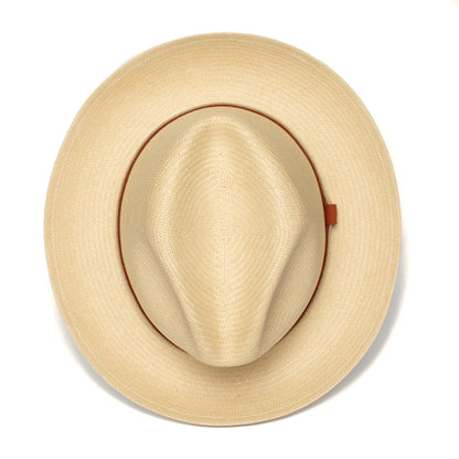 Goorin Bros. dream boat straw fedora Tan top view