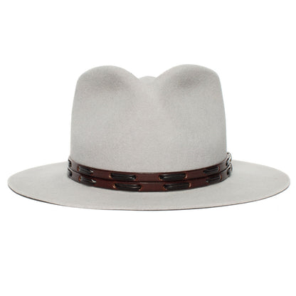Goorin Bros. deep river wool fedora Grey front view