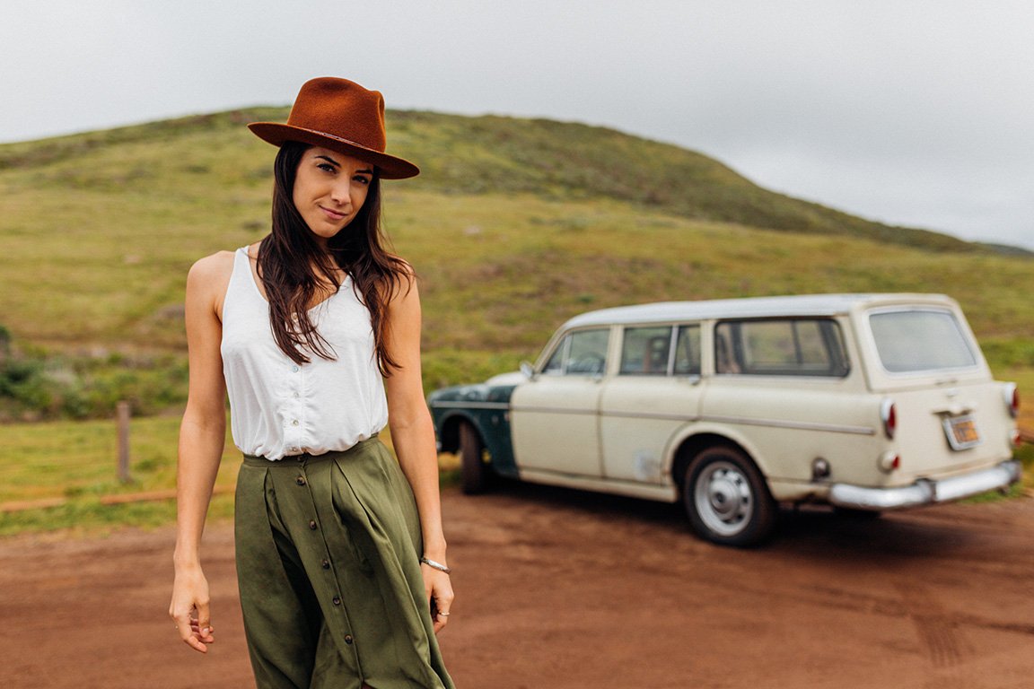 Goorin Bros. deep river wool fedora Rust Lifestyle Womens