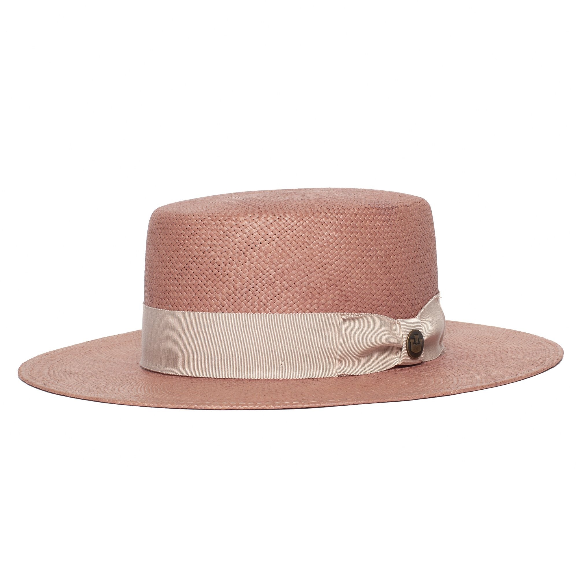 Goorin Bros. kai kai boater Pink left side view