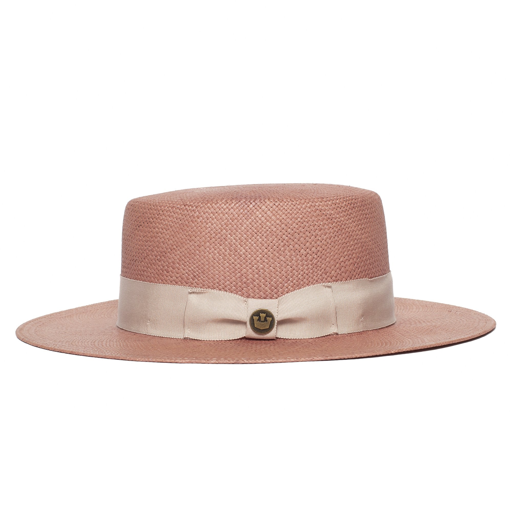 Goorin Bros. kai kai boater Pink side view