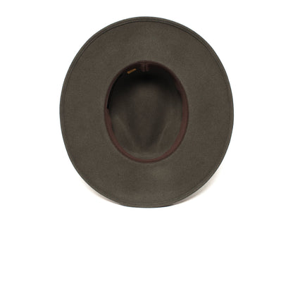 Goorin Bros. joelle rose wool wide brim fedora Moss under view