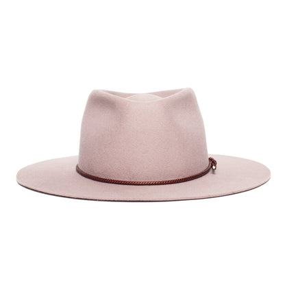 Goorin Bros. dakota wool wide brim fedora Pink front view