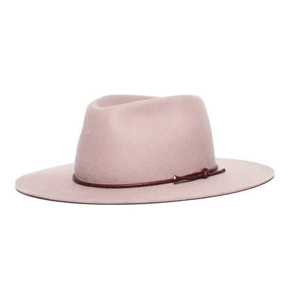 Goorin Bros. dakota wool wide brim fedora Pink left side view