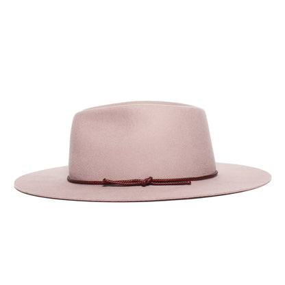 Goorin Bros. dakota wool wide brim fedora Pink side view