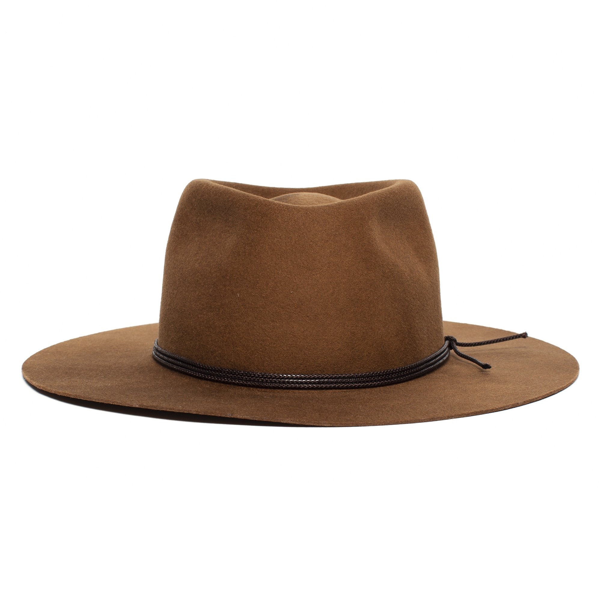 Goorin Bros. dakota wool wide brim fedora Whiskey front view