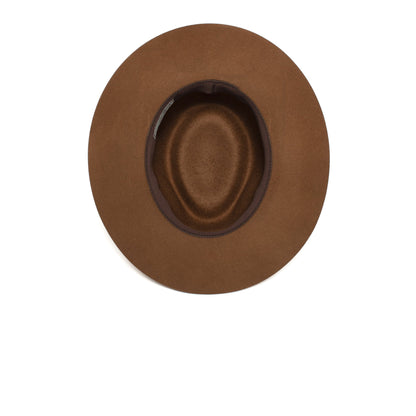 Goorin Bros. dakota wool wide brim fedora Whiskey under view