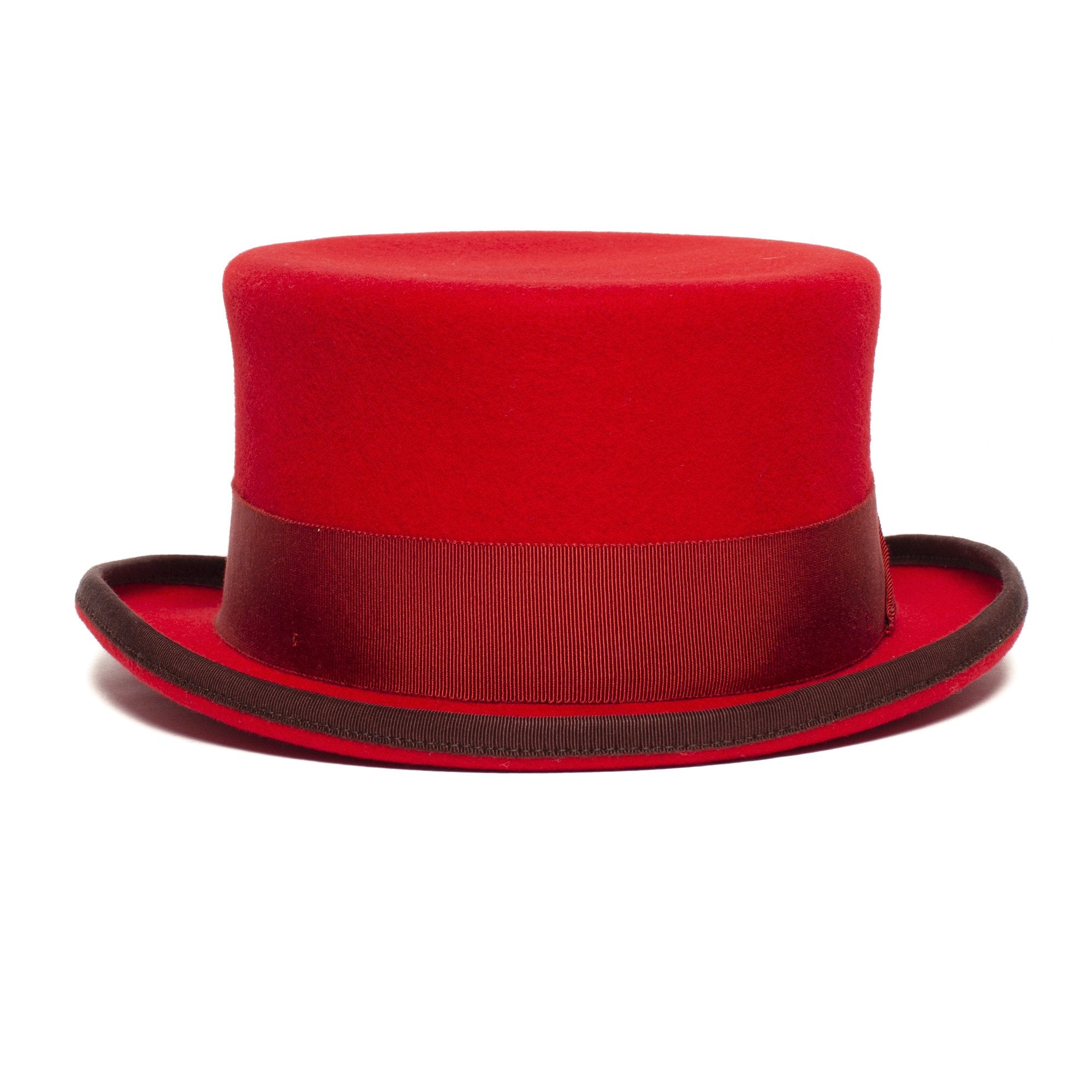 Goorin Bros. cash queen wool equestrian top hat Scarlet front view