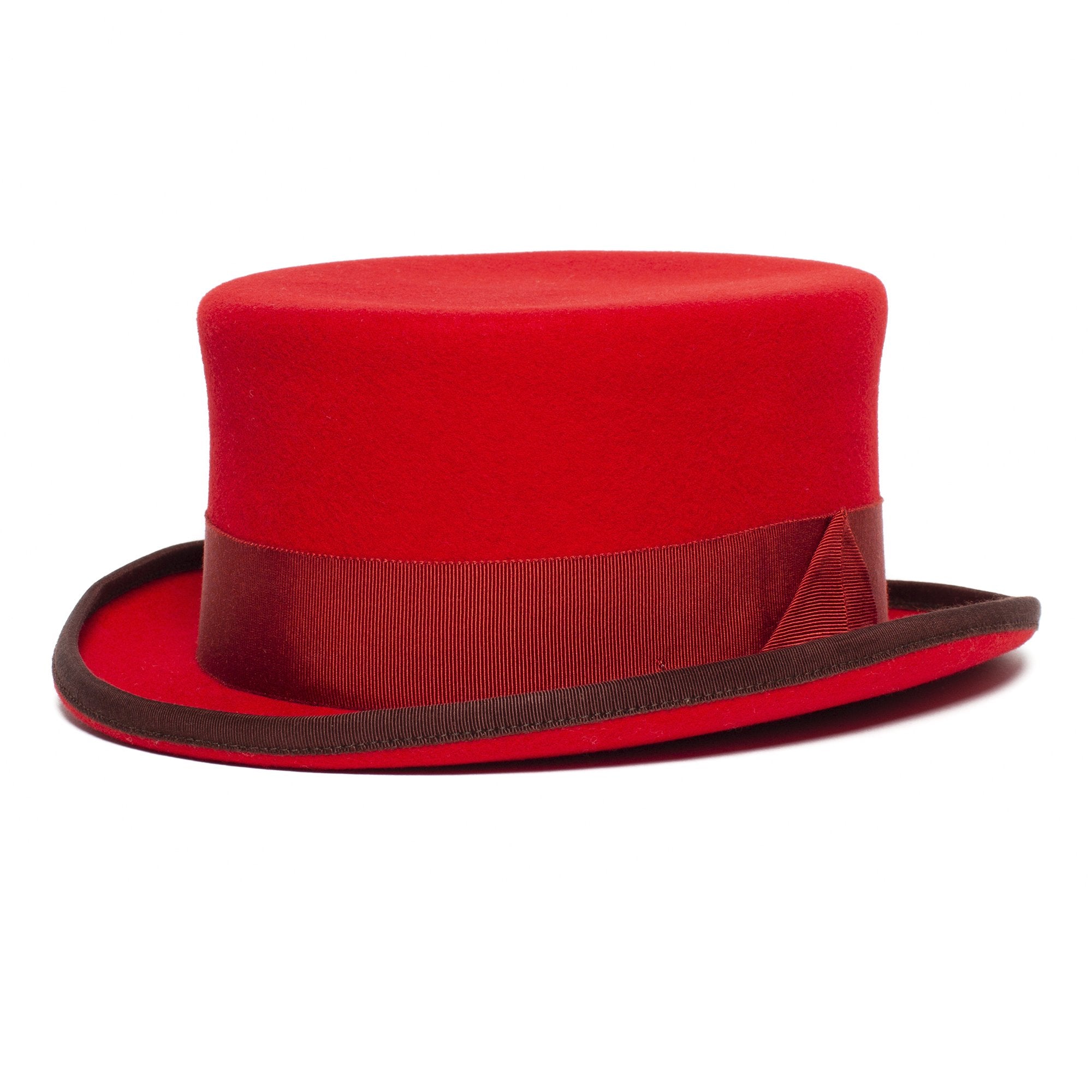 Goorin Bros. cash queen wool equestrian top hat Scarlet left side view