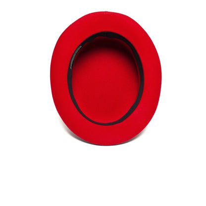 Goorin Bros. cash queen wool equestrian top hat Scarlet under view