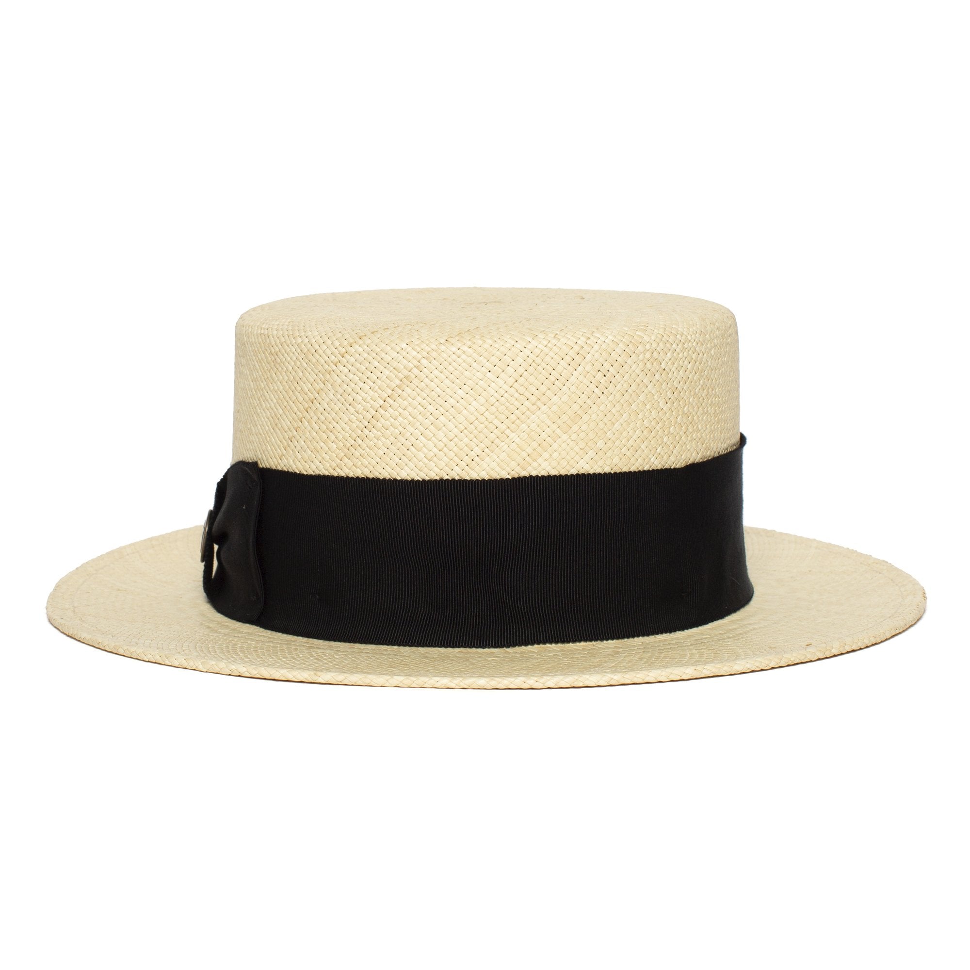 Goorin Bros. giovanni de luca straw wide brim boater Natural back view