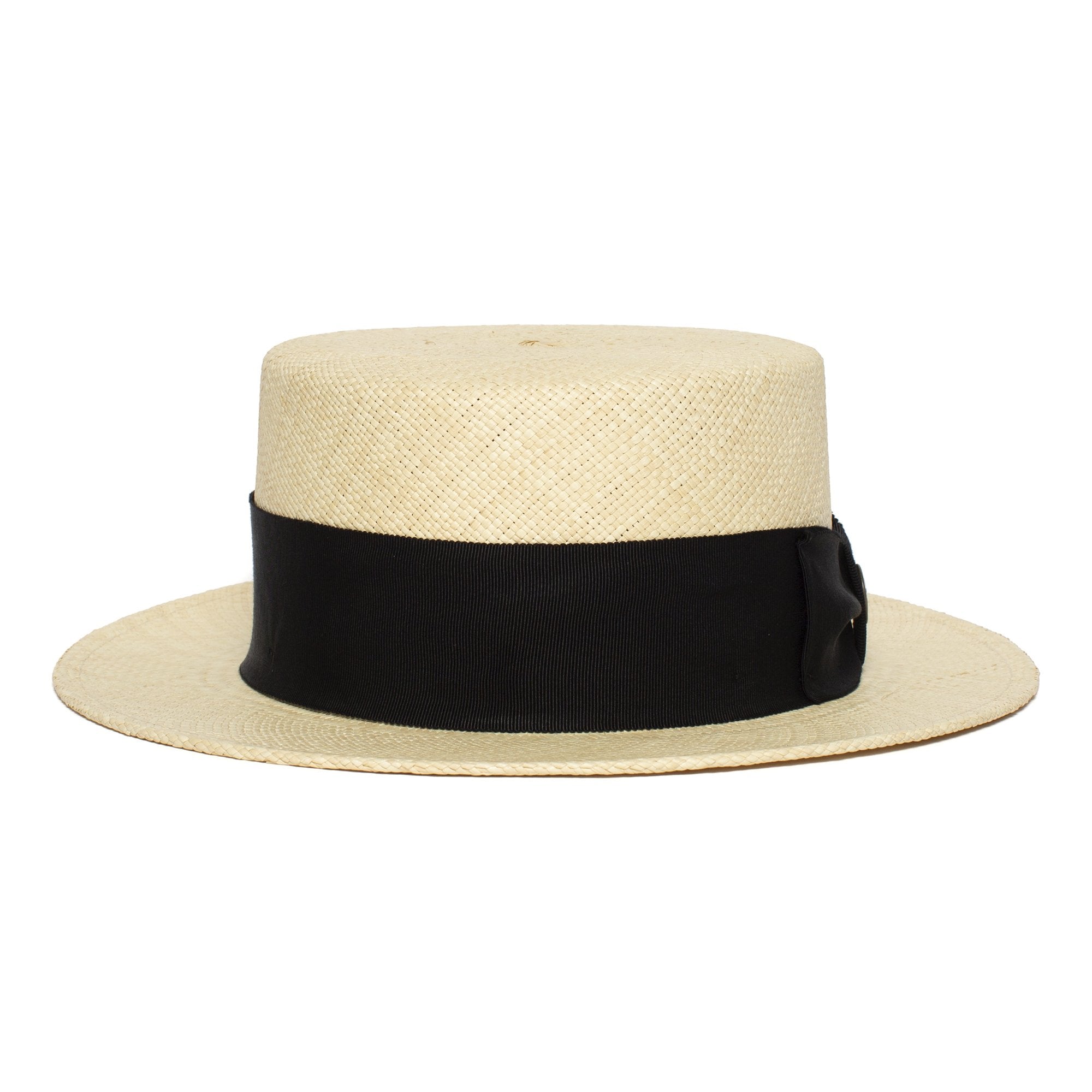 Goorin Bros. giovanni de luca straw wide brim boater Natural front view