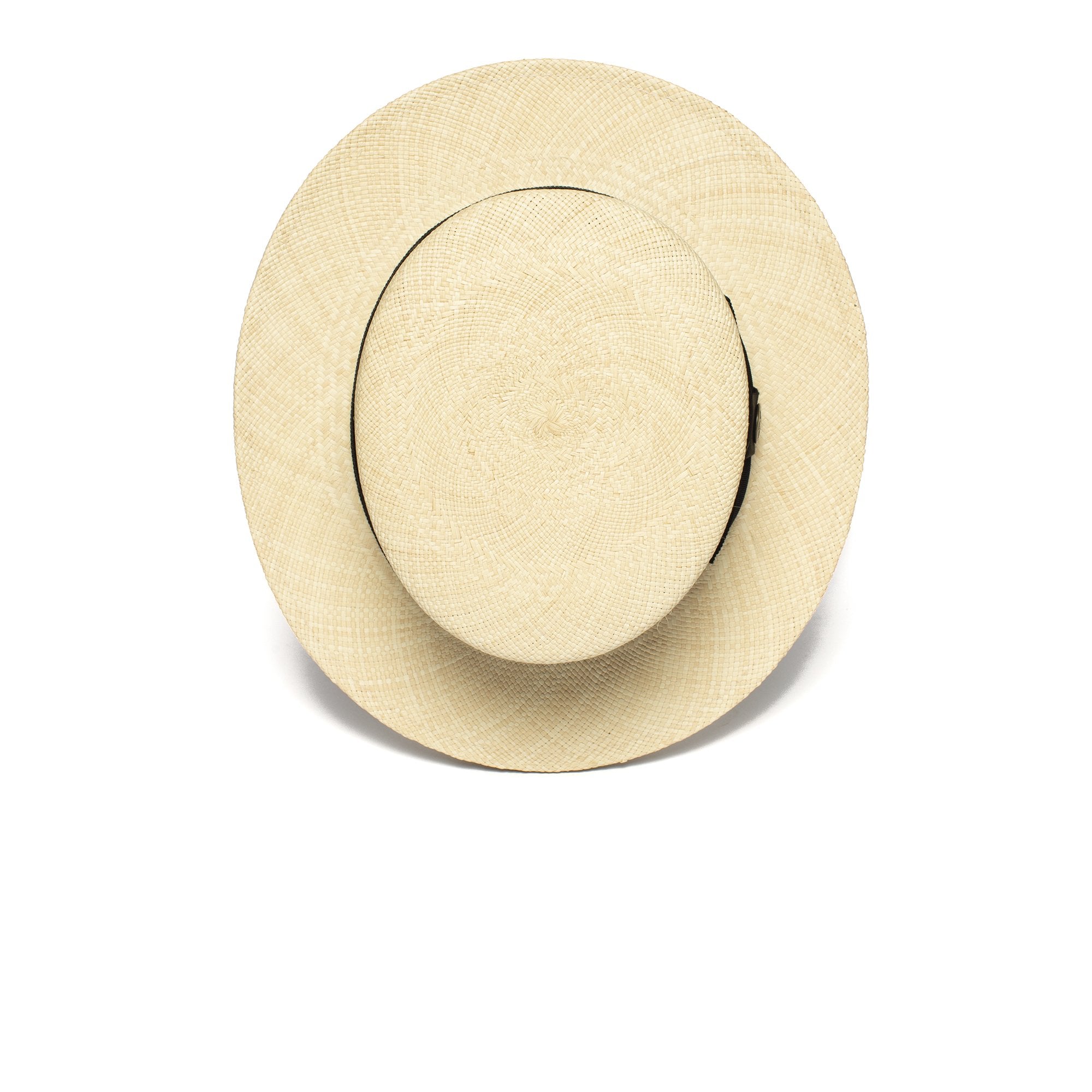 Goorin Bros. giovanni de luca straw wide brim boater Natural top view