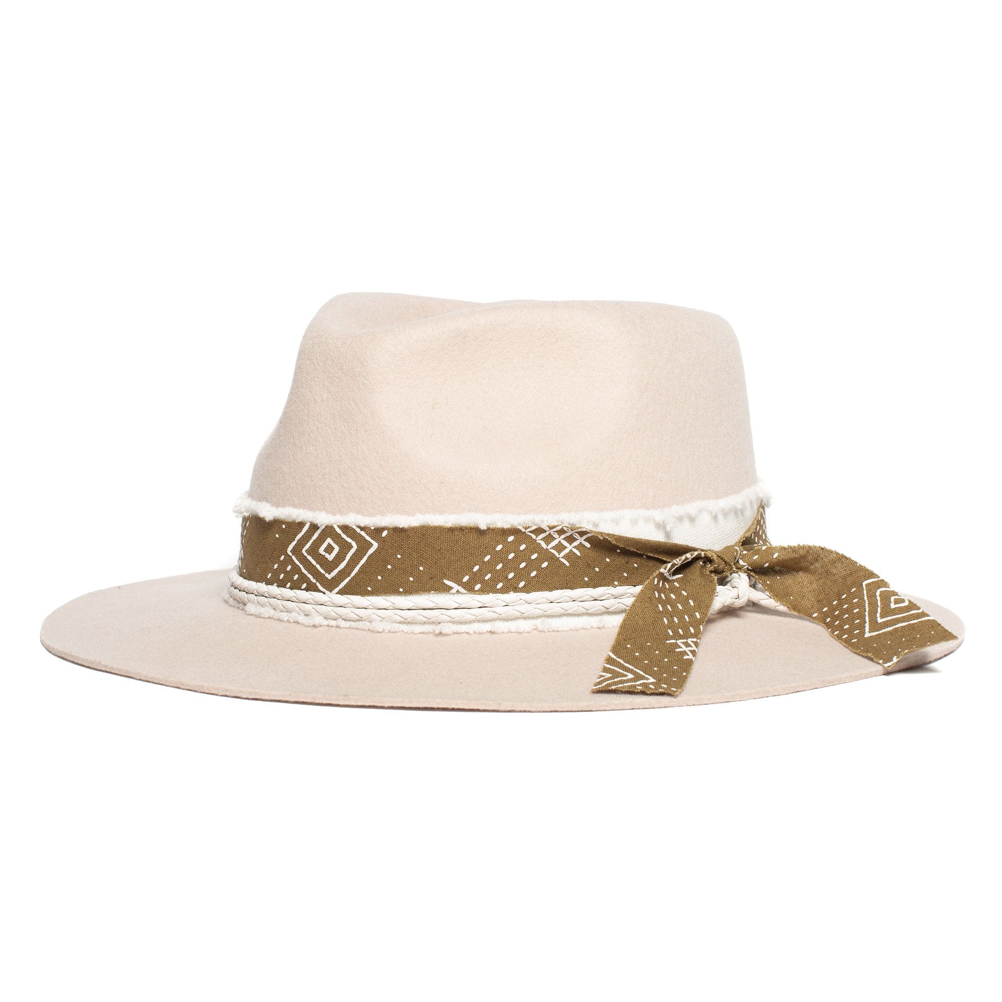 Goorin Bros. marley wool fedora Creme left side view
