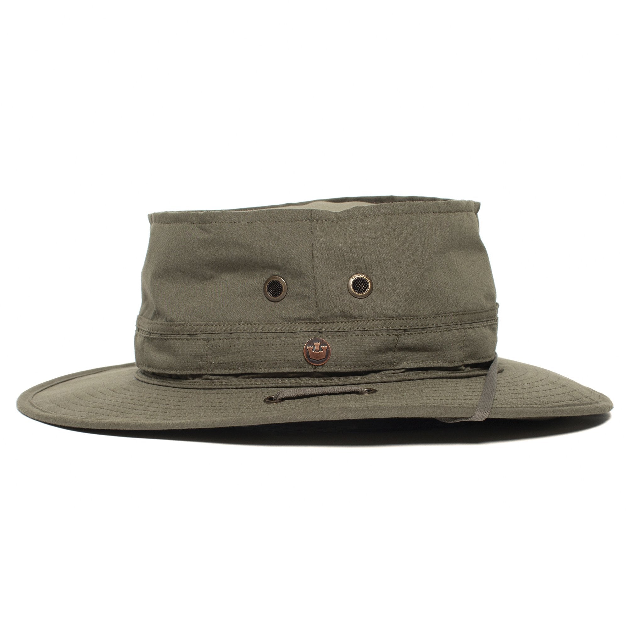 Goorin Bros. above beyond safari Olive side view