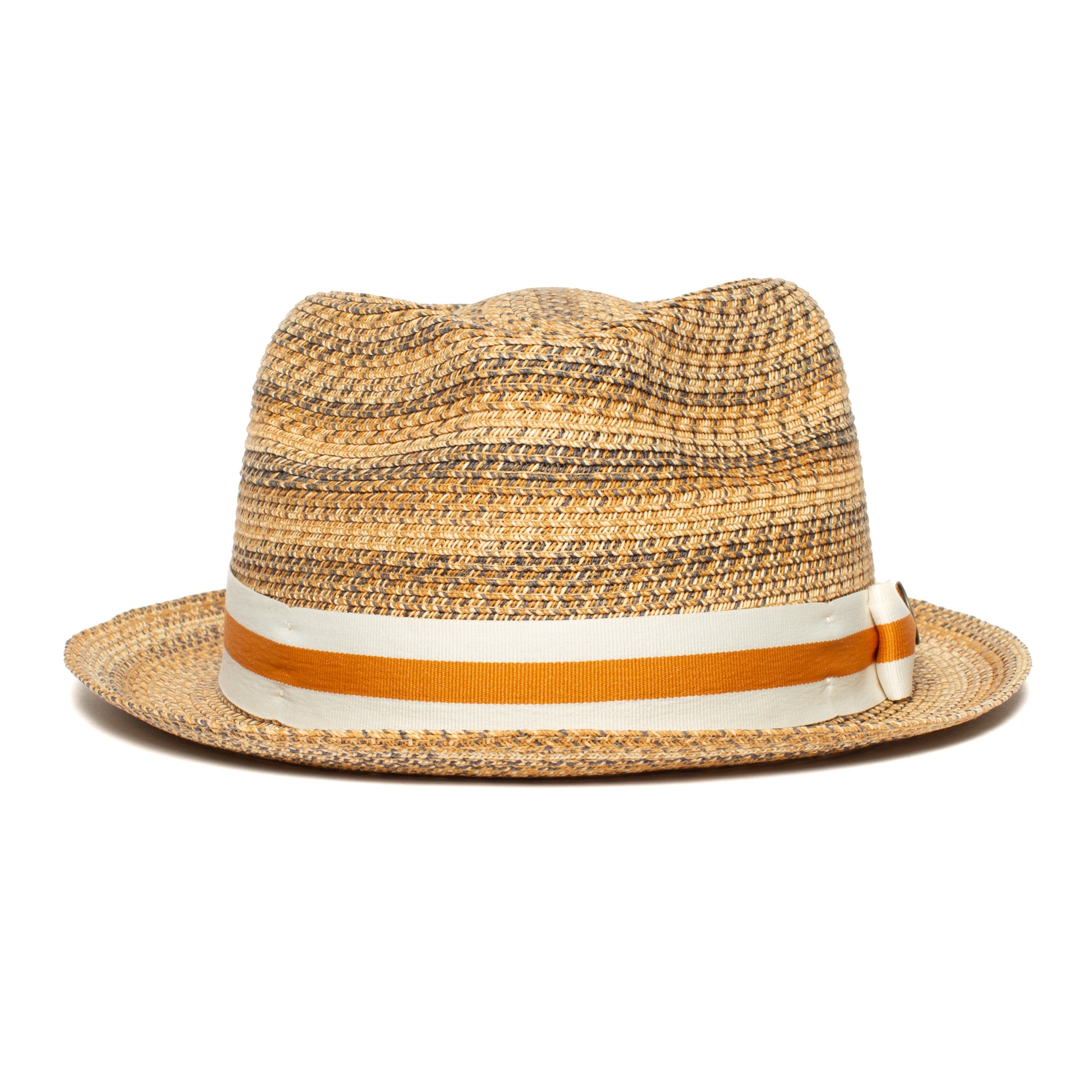 Goorin Bros. envie paper diamond porkpie fedora Tan front view