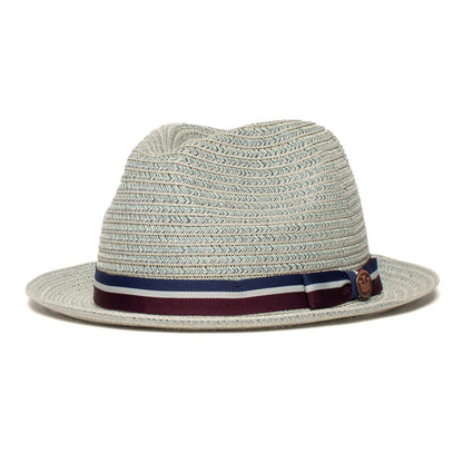 Goorin Bros. davie paper fedora Light Blue left side view
