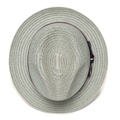 Goorin Bros. davie paper fedora Light Blue top view