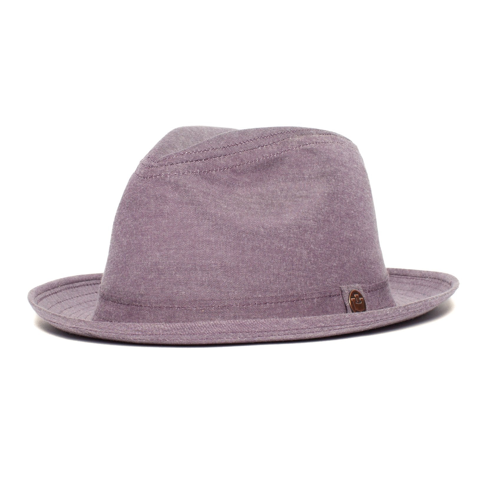 Goorin Bros. high dive cotton fedora Maroon left side view